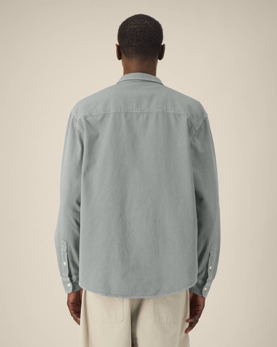 Worker Shirt — G. Dyed Misty Grey