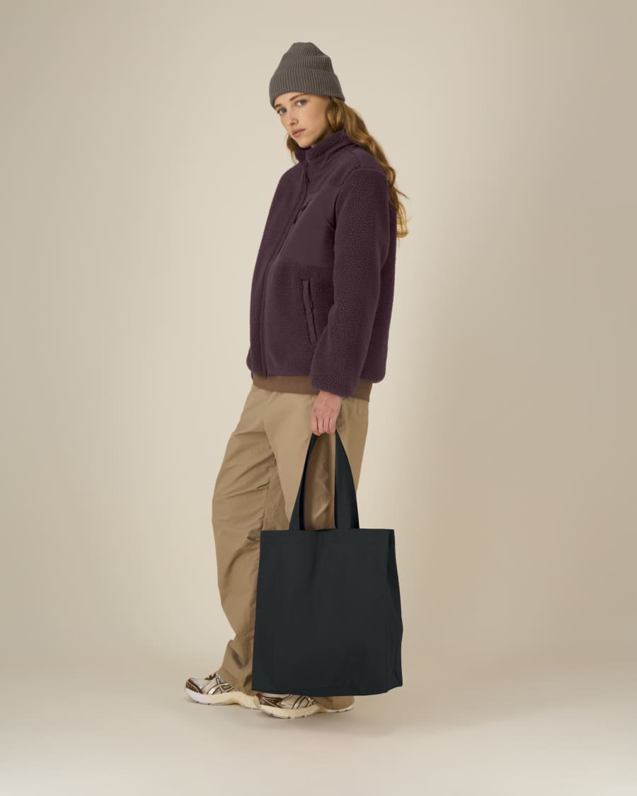 Mid Tote Bag — Black