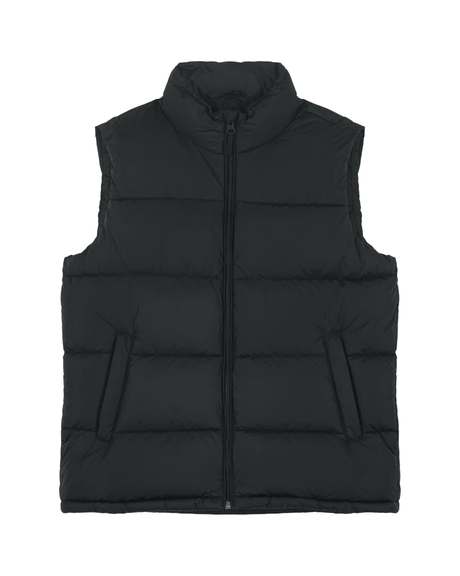 Puffer Gilet — Black