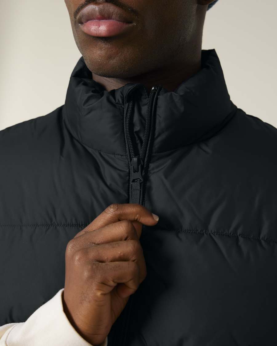 Puffer Gilet — Black