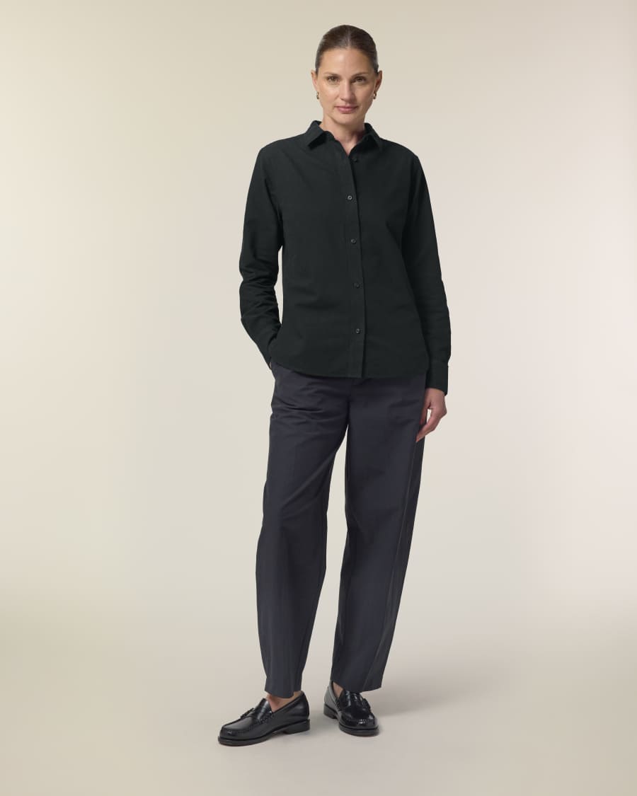 Stella Oxford Shirt — Black