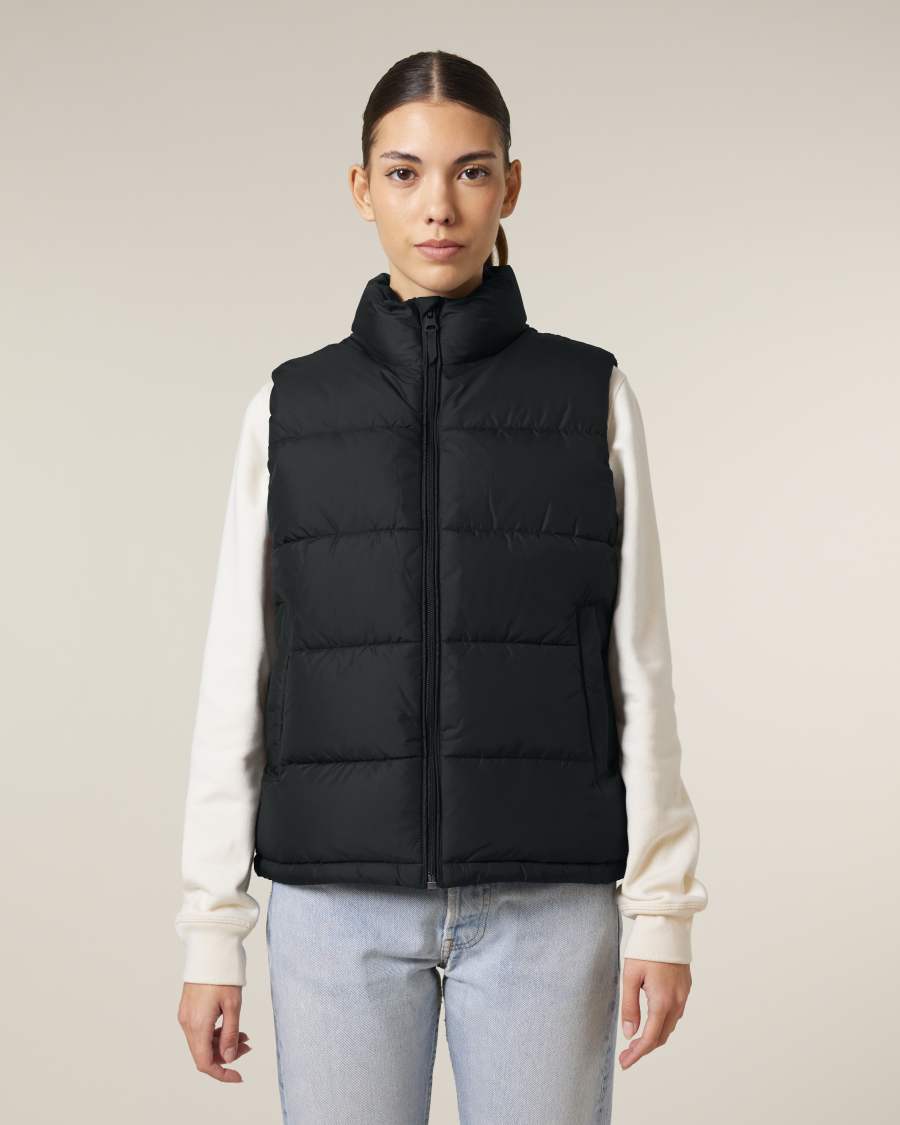 Puffer Gilet — Black