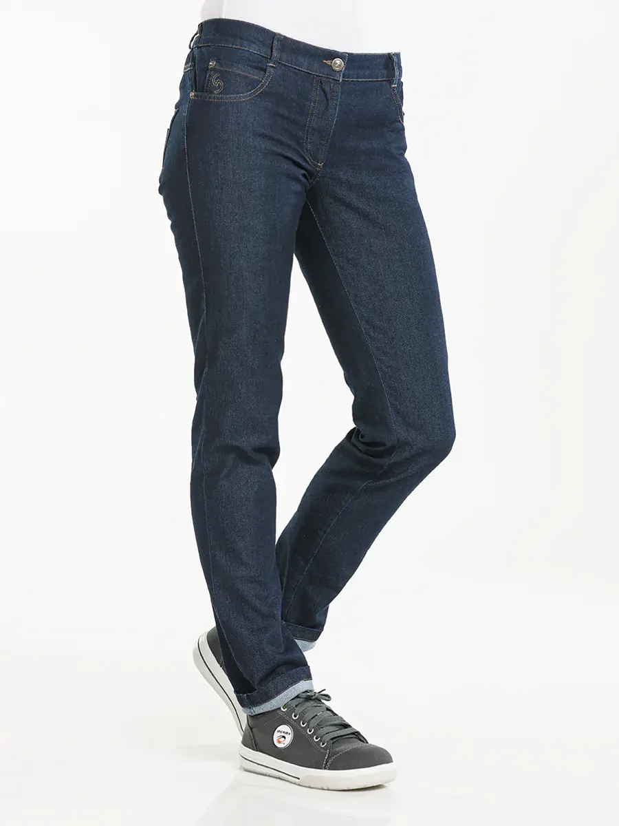 Pantalone donna slim in denim