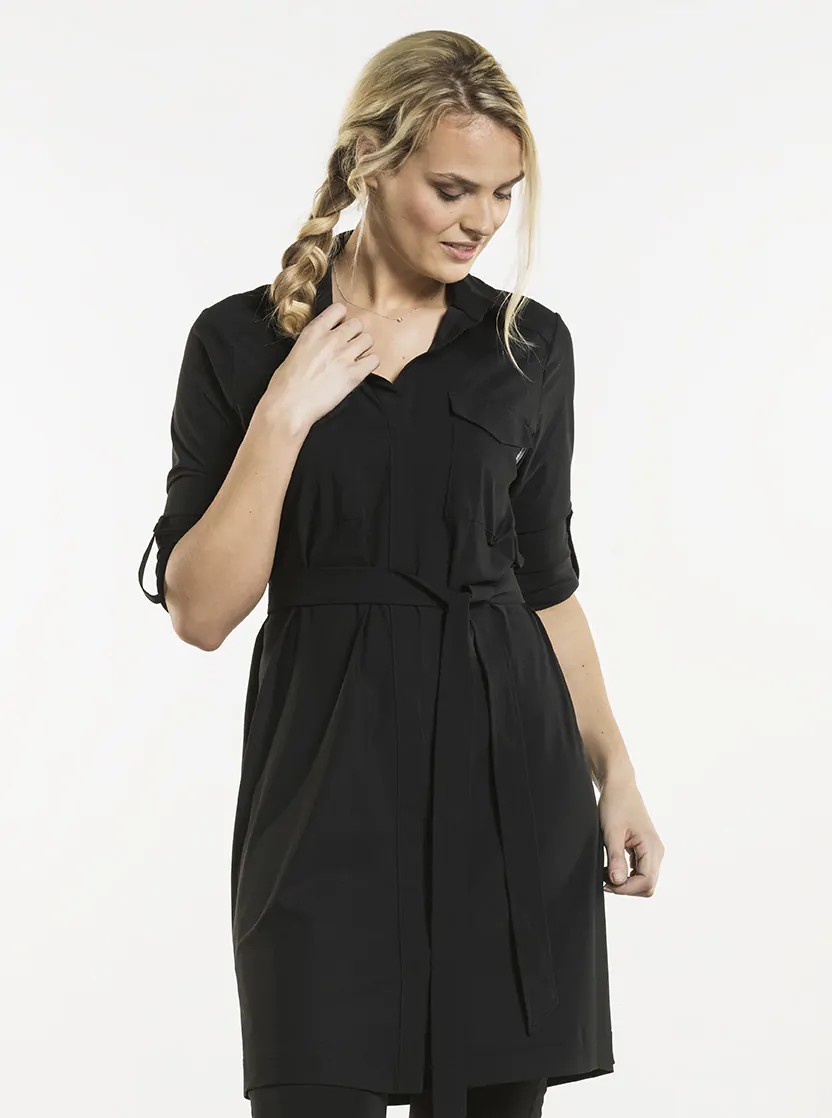 Abito camicia Ginger — Nero
