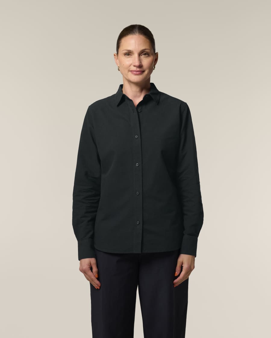Stella Oxford Shirt — Black