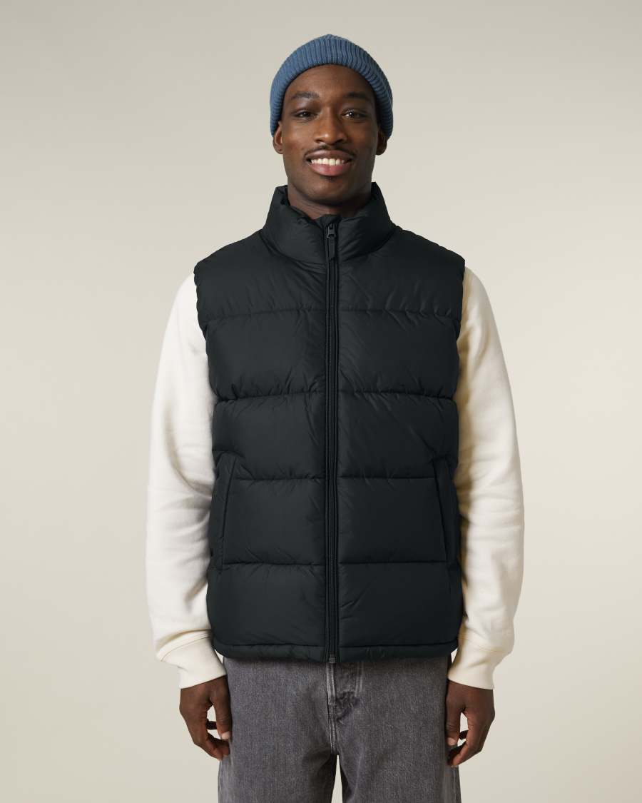 Puffer Gilet — Black