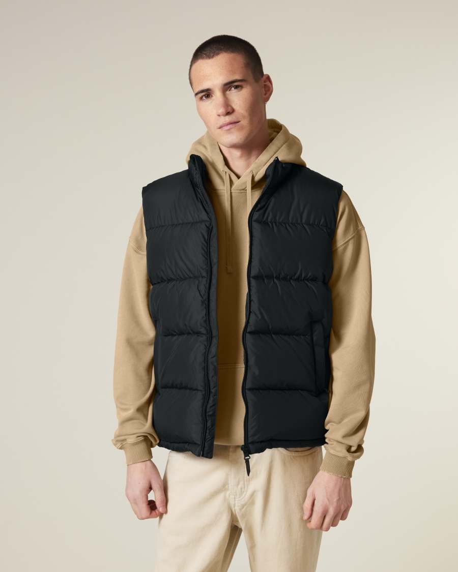 Puffer Gilet — Black