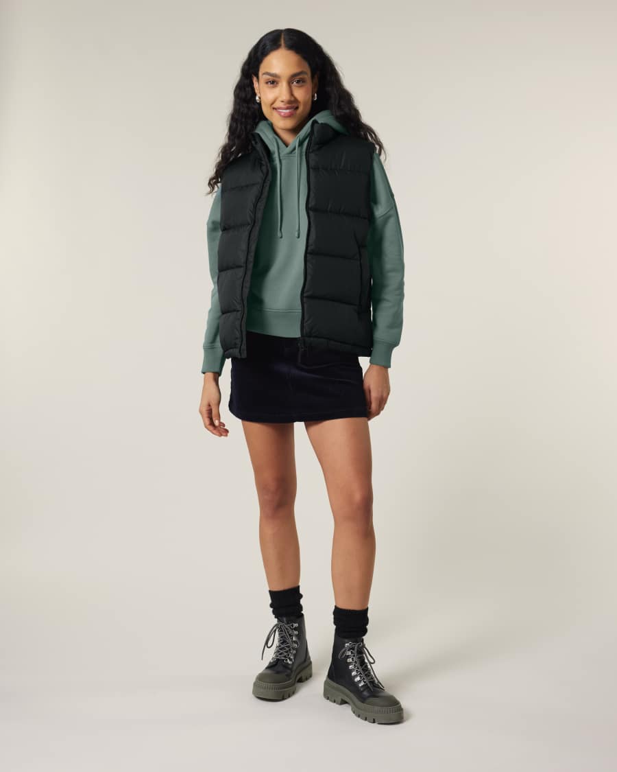 Puffer Gilet — Black