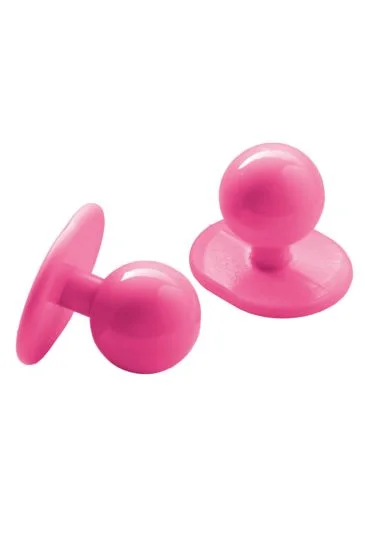Confezione 10 Bottoni a pallina antipanico — Fuxia