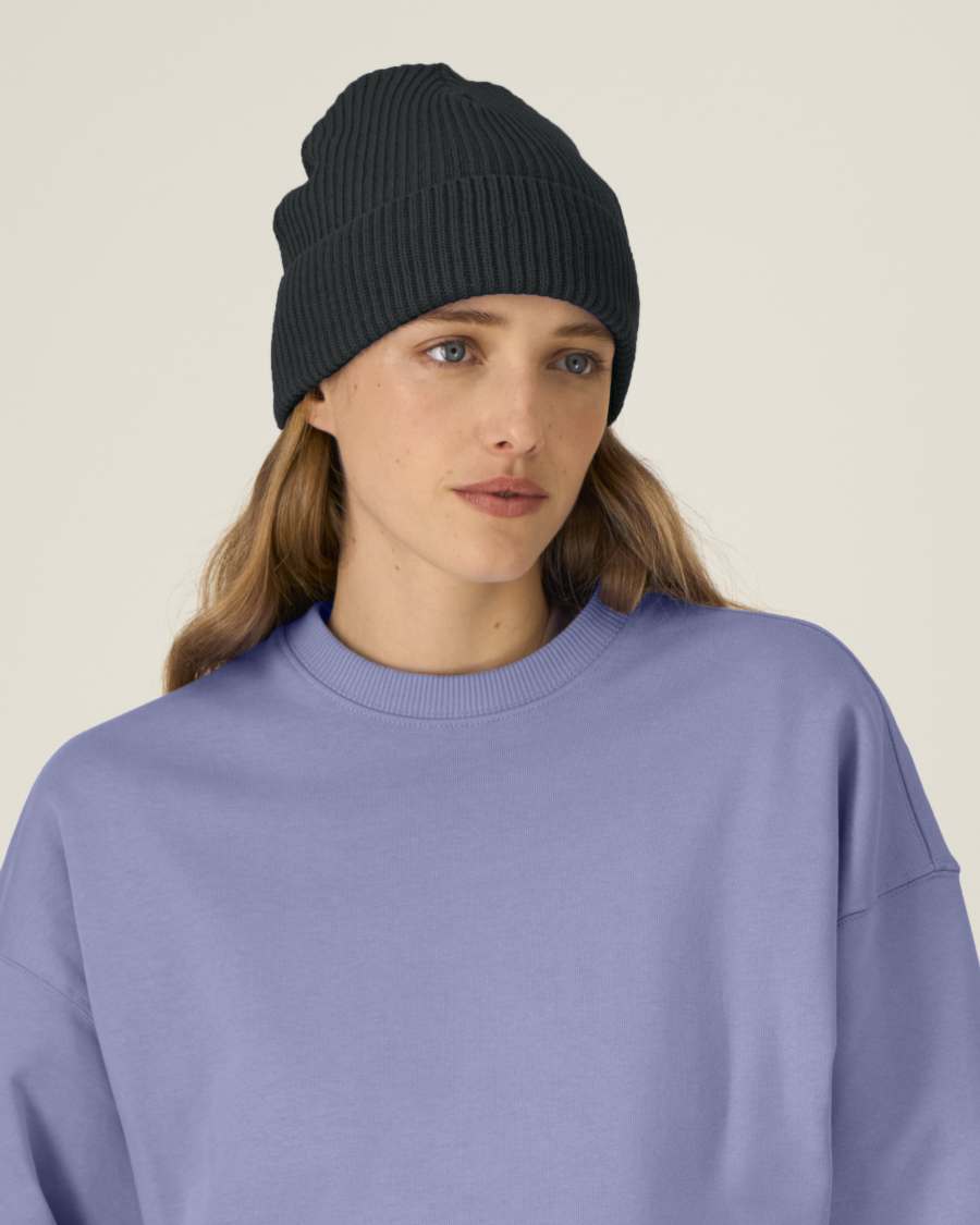 Fisherman Beanie — Black